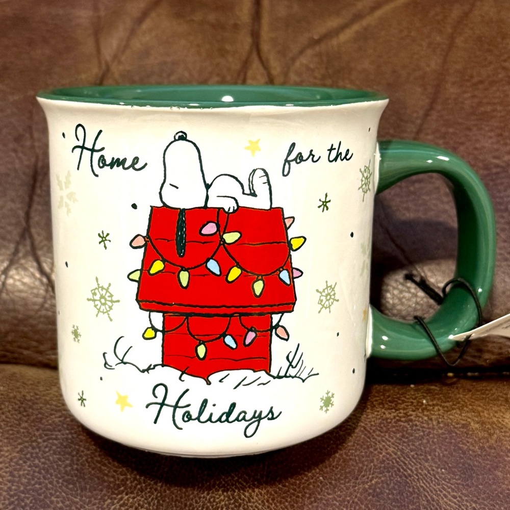 Home for the Holidays - Peanuts Snoopy 21oz Christmas Mug